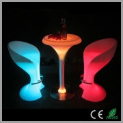 LED illuminated furniture bar chair/glowing led bar chair/new led bar chair