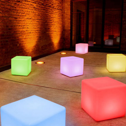 led cube/led bar chair/led moder cube