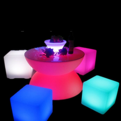 led table/led coffee table/led wine table