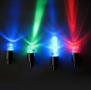 B0021 Tire Flash Light Tyre Wheel LED Valve Cap Stem Light Car 2 LED wheels