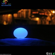 D31*H18 Outdoor/Indoor decoration rechargable egg shaped led light