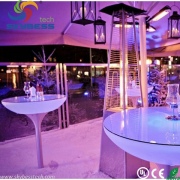 80*80*95CM polypropylene furniture table / LED Wine Table/Glowing bar table