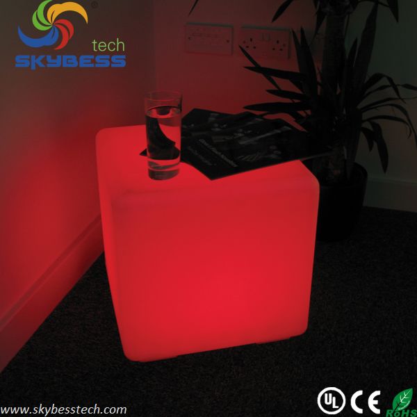 D30CM RGB color changing led cube lightD30CM RGB color changing led cube light