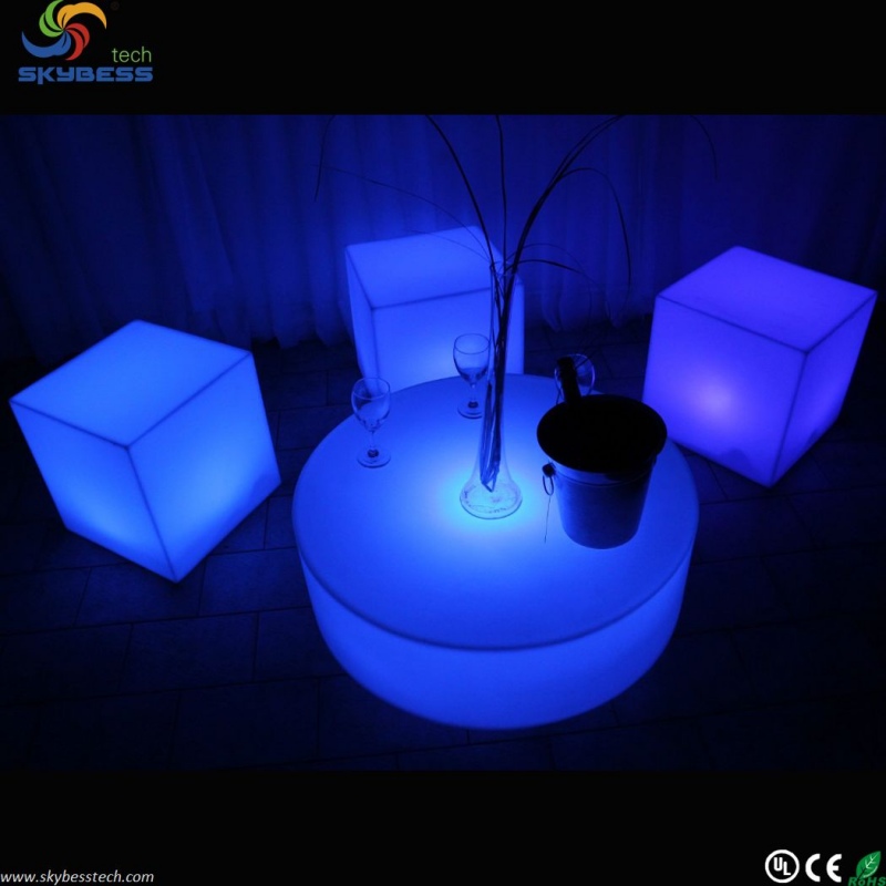 SK-LF21 rechargeable Light Up round tableSK-LF21 rechargeable Light Up round table