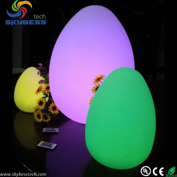 D29*32cm Color Rechargable Battery LED Peach Shape Lamp