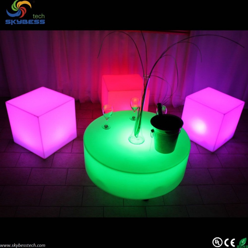 SK-LF21 rechargeable Light Up round table