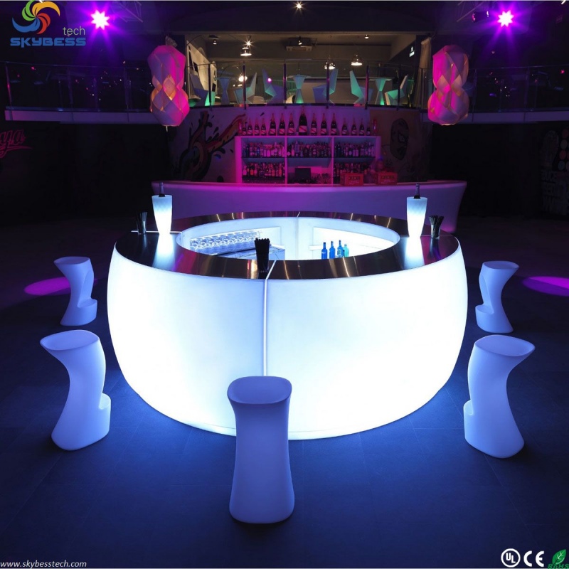 SK-LF36E Curved LED Bar Counter