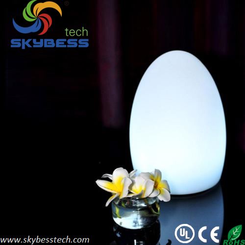 D29*32cm Color Rechargable Battery LED Peach Shape Lamp