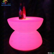 66*66*44CM Rechargable Lithium Battery LED Coffee Table