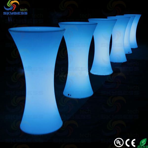 SK-LF25 led illuminated cocktail table