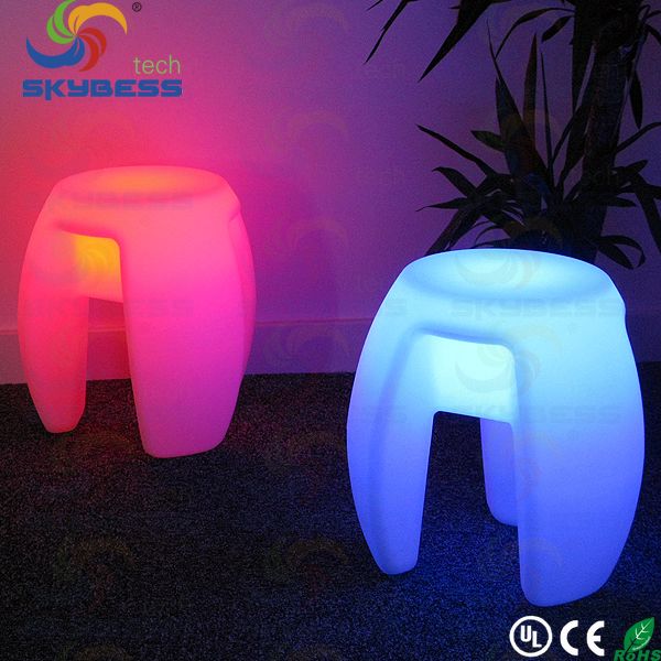 SK-LF35A triple LED glowing bar chair