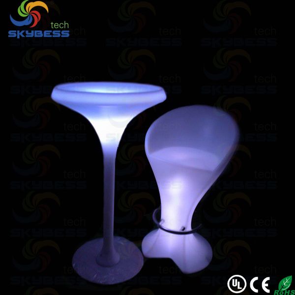 SK-LF32 led illuminated bar chair