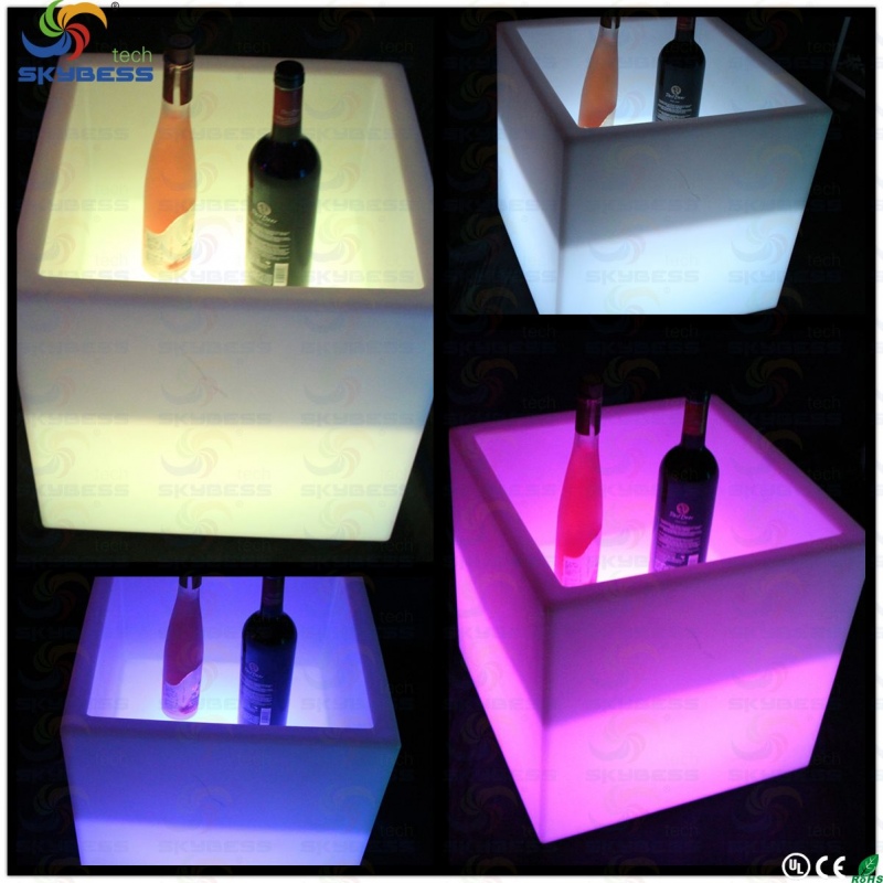 SK-LF11-Square led ice bucket