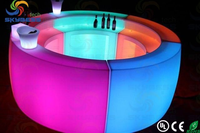 SK-LF36 Curve led illuminated bar counter